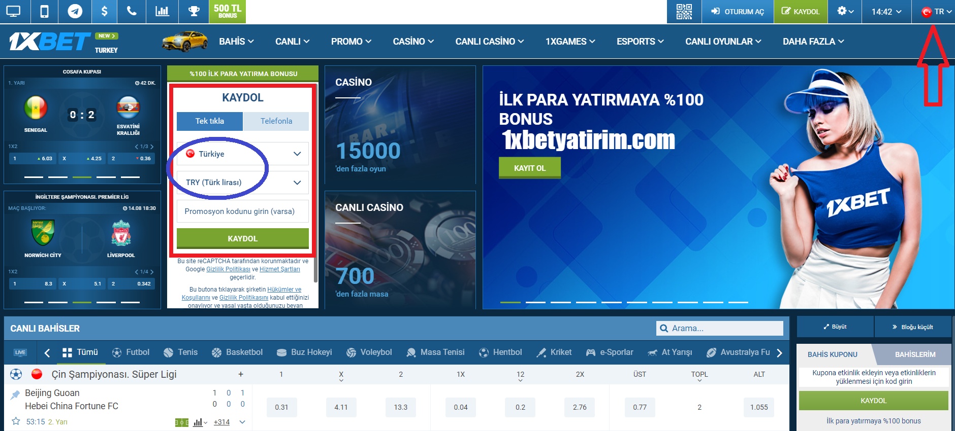 1xbet